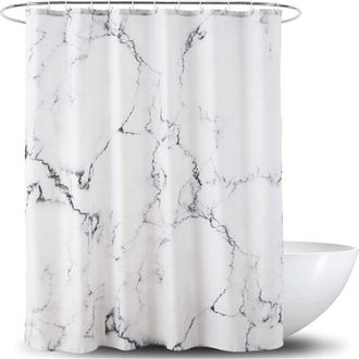 OEM Rideau De Douche - 180 X 180 Cm - Imperm&eacute;able Anti-moisissure - Gris Galet - Polyester Enduit - 1 Pi&egrave;ce