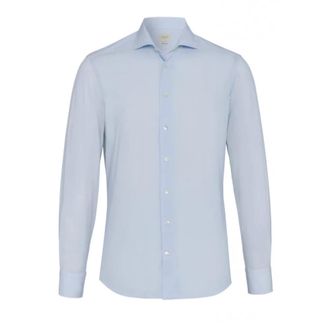 Traiano Rossini Radical Fit Shirt - Heren - Zakelijke Overhemden - Blauw - L - Leer - Overhemden