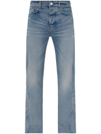 Amiri Jeans svasati con decorazione - Blu