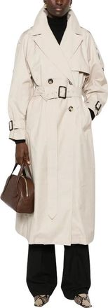 Max Mara Jassen, Dames, Beige, S, The Cube Trench Coat
