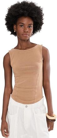 Free People Iconic Tank Top Womens Clothing Tannin : LG (Womens 12-14), Cotton/Polyester/Rayon