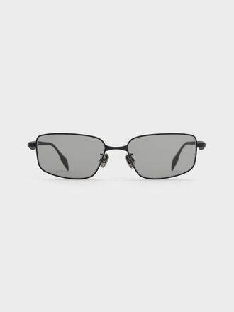 Charles & Keith Celestia Rectangular Sunglasses