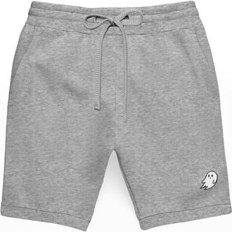 Dalix Mens Ghost Relaxed Fleece Sweat Elastic Shorts in Athletic Heather at Nordstrom, Size Xx-Large