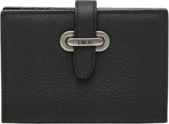 Dior Pre-owned Normandie Leather Card Case - - Pre-owned - Donna - Nero - ONE SIZE