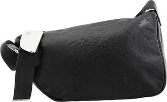 Burberry Shield Leather Messenger Bag