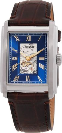 Fossil Carraway Automatic Blue Dial Unisex Watch ME3273