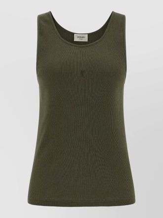 Saint Laurent cotton tank top