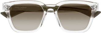Saint Laurent Eyewear Sl 790005-crystal-crystal-green