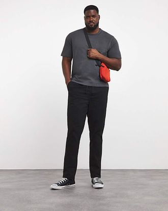 Jacamo Elasticated Waist Cuffed Chino Trouser