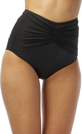 Coco Reef St. Barths Diva High Waist Bikini Bottom In Coc Black
