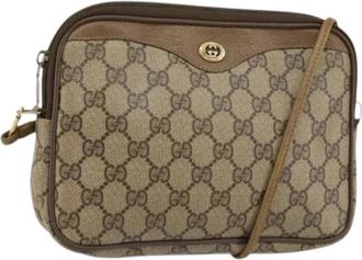 Gucci Pre-owned Cross Body Bags, female, Beige, Size: ONE SIZE Pre-owned Cross Body Bag