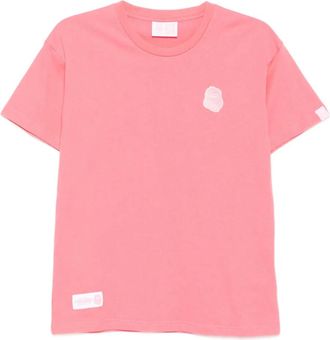Fingercroxx T-shirt con logo - Rosa