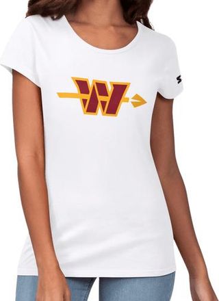 Starter Womens Starter White Washington Commanders Endzone T-Shirt at Nordstrom, Size Xx-Large