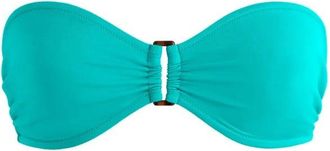 Vilebrequin Badmode, Dames, Groen, S, Effen Bandeau Bikini Top voor dames