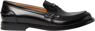 Fendi Ateneo Loafer - Heren - Schoenen - Zwart - Maat: 42 EU Leer