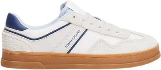 Tommy Hilfiger Retro-moderne Sneakers - Dames - Sneakers - Grijs - 37 EU - Schoenen