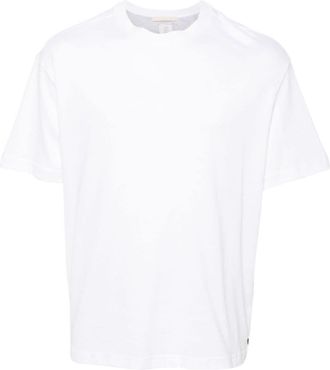 Eleventy logo-print T-shirt - men - Cotton - M - White