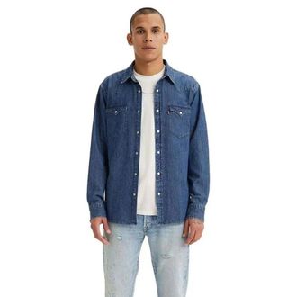 Levi's Denim Overhemden - Heren - Spijkeroverhemden - Blauw - M - Denim - Overhemden
