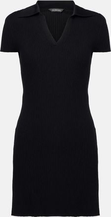 Balenciaga Abito polo in misto lana