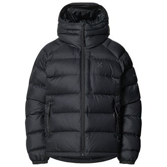 Hagl&ouml;fs Rosson Down Hood Daunenjacke f&uuml;r Damen | schwarz