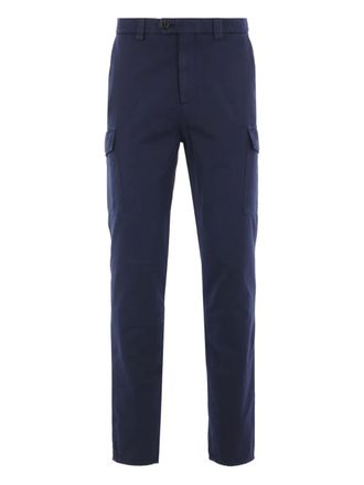 Brunello Cucinelli Broek met opgestikte zak - Blauw