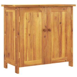 vidaXL Armario De Jard&iacute;n Madera Maciza De Acacia 75x35x70 Cm Vidaxl