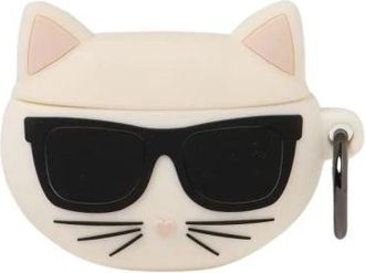 Karl Lagerfeld Choupette Air Pods Hoes Beschermhoes - Heren - Telefoonaccessoires - Wit - ONE Size - Accessoires