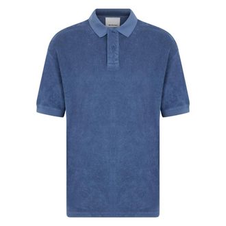 Isabel Marant Short sleeve polo - male - Isabel Marant - Polo Shirts - Blue - M - Tops