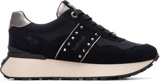 Xti Womens Suede Platform Sneakers Refresh Collection By XTI