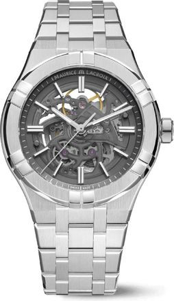 Maurice Lacroix Aikon Automatic Skeleton - Heren - Horloges - Grijs - ONE Size - Accessoires