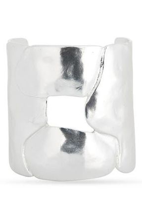 Karine Sultan Cutout Cuff Bracelet in Silver at Nordstrom Rack