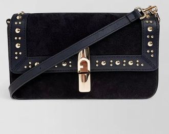 Furla iride small leather clutch bag
