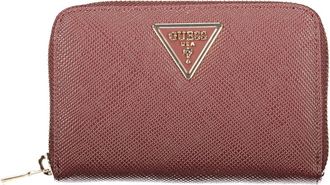 Guess Laurel II SLG Medium Zip-Around Wallet - Accessories - Mujer - Marr&oacute;n - ONE SIZE