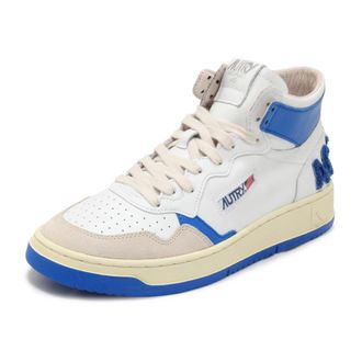 Autry Medalist Mid Vintage Effect Schoenen - Heren - Sneakers - Wit - 42 EU - Leer - Schoenen
