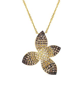 Le Vian Chocolate Ombre 14K 1.14 ct. tw. Diamond Adjustable Necklace
