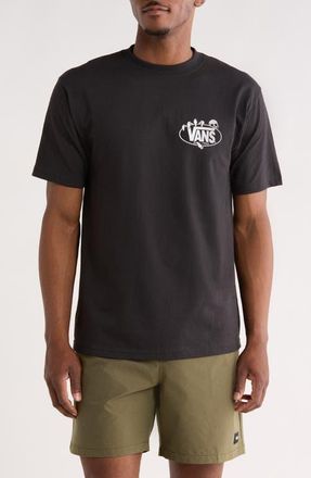 Vans Show Off Cotton Graphic T-Shirt in Black at Nordstrom, Size Xx-Large