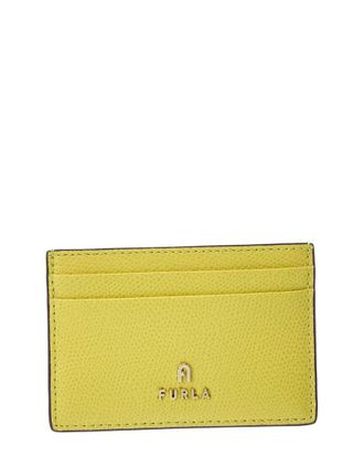 Furla Camelia Leather Card Case