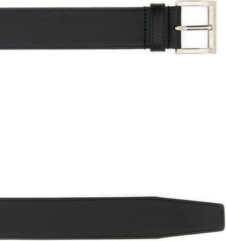 Prada Womens Belt Black Calf