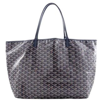 Goyard Pre-owned Vintage Tote Bag - Dames - Pre-owned - Blauw - Maat: ONE Size Leer