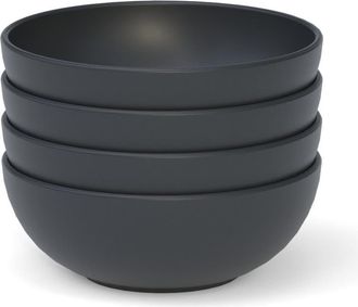 Ekobo Round Cereal Bowl - Set of 4 in Black at Nordstrom
