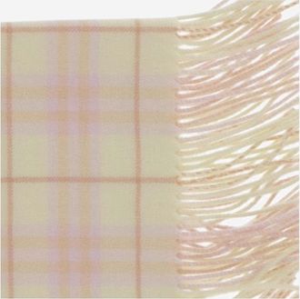 Burberry Unisex Cashmere Check Scarf Scarfs