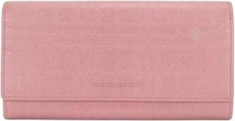 Burberry Pre-owned Portemonnee - Dames - Vintage Accessoires - Roze - ONE Size - Leer - Vintage