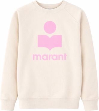Isabel Marant Millyny Pastel Pink Logo Sweatshirt