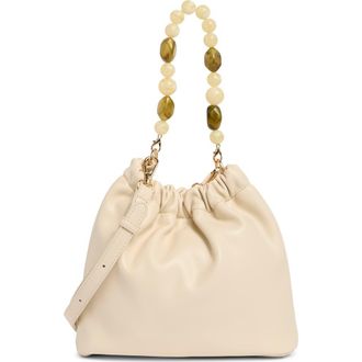 Urban Expression Beaded Handle Crossbody Bag in Bone at Nordstrom Rack