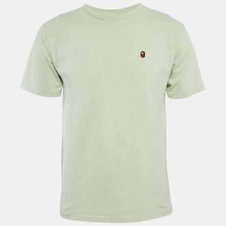 A Bathing Ape Green Cotton Crew Neck T-Shirt