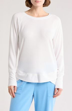Balance Collection Queeny High-Low T-Shirt in White at Nordstrom Rack, Size X-Large