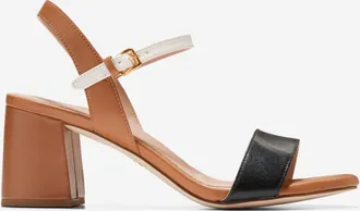 Cole Haan Womens Josie Block Heel Sandals - Brown Size 10.5