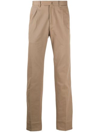 Dell'Oglio slim-fit tailored trousers - Brown