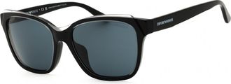 Emporio Armani EA4209F 605187 Shiny Black/Top Crystal/Dark Grey