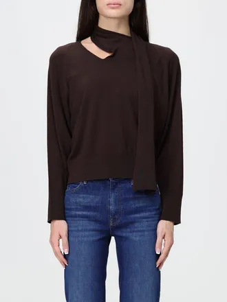Incotex Maglia relaxed fit in jersey con collo a fusciacca e scollo a V